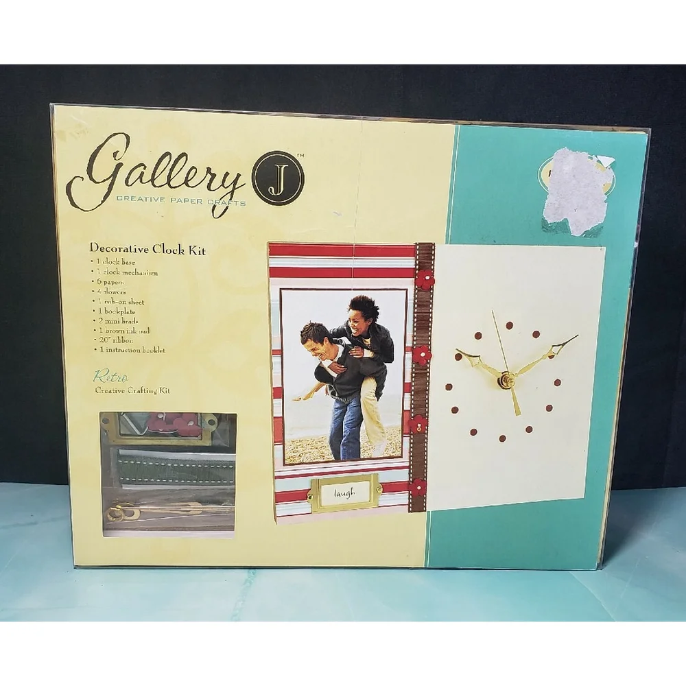 Clock Kit Creative Paper Crafts Decorative Hobby New Great Gift
